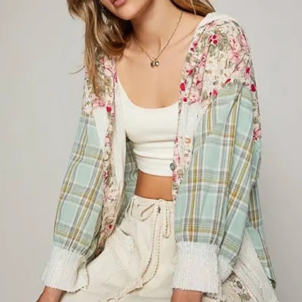 Pol | Mixed Print Patchwork Jacket - image 1